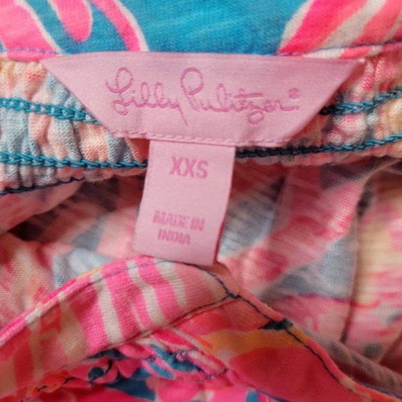 Lilly Pulitzer Pink & Blue Essie Dress - Size XXS - Picture 5 of 13